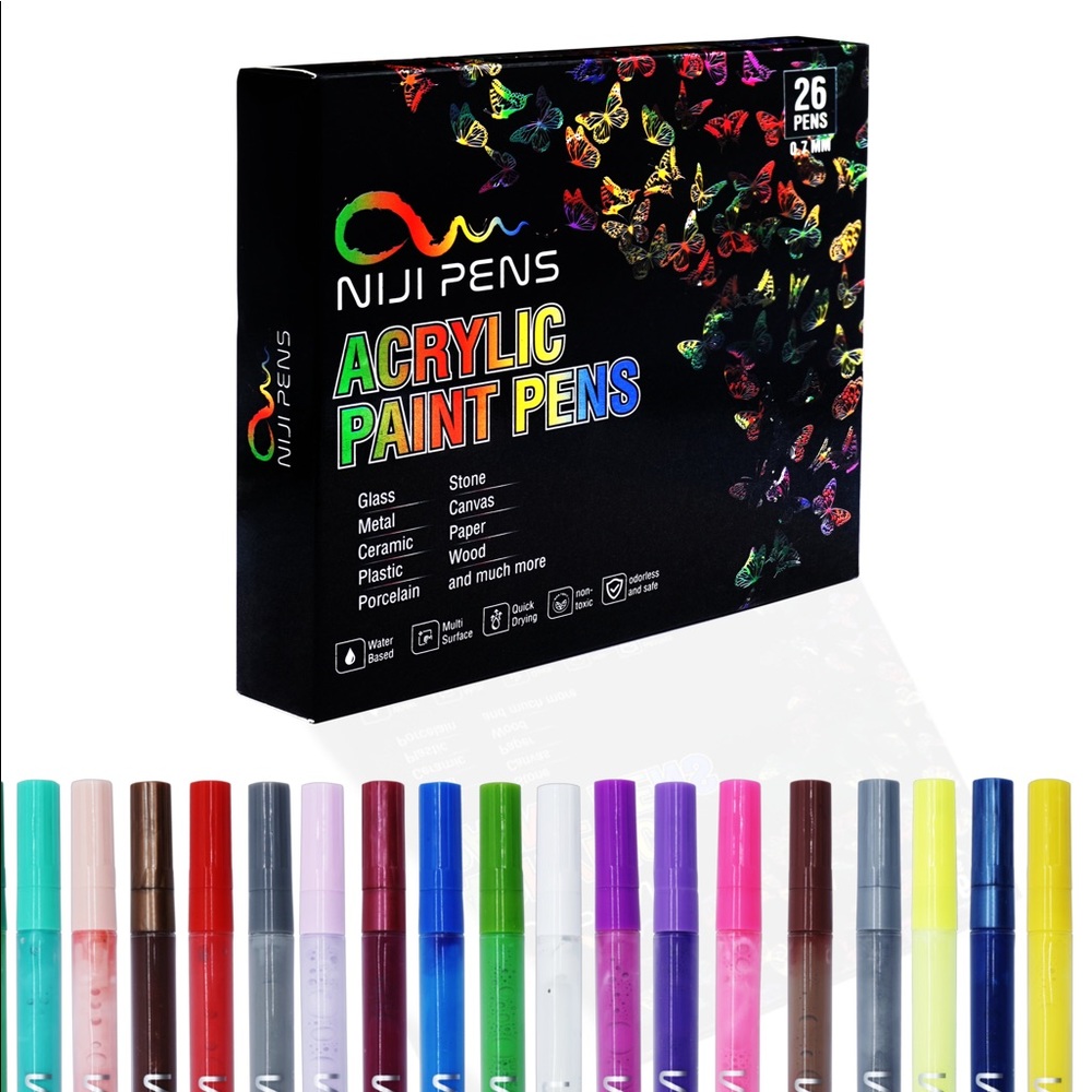 NIJI Acrylic paint pens **also sold on WALMART.COM
